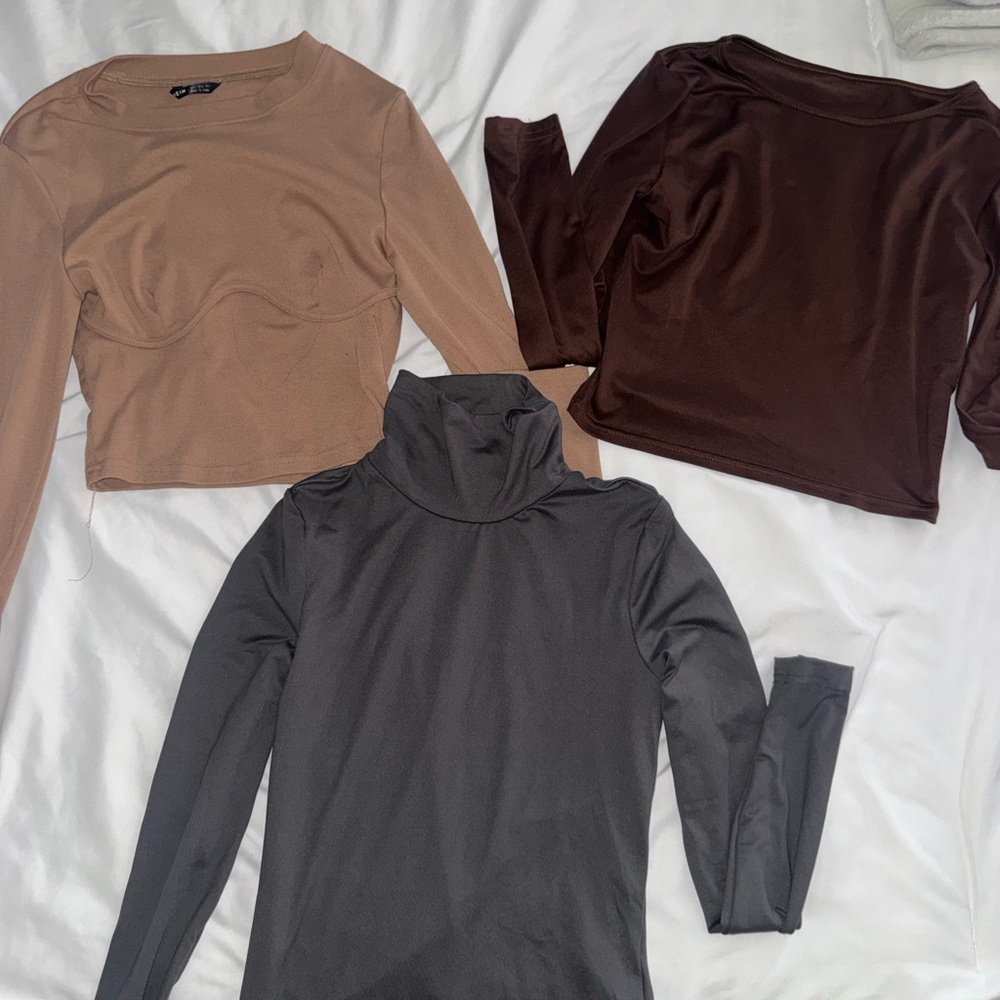 Shein long sleeve top bundle